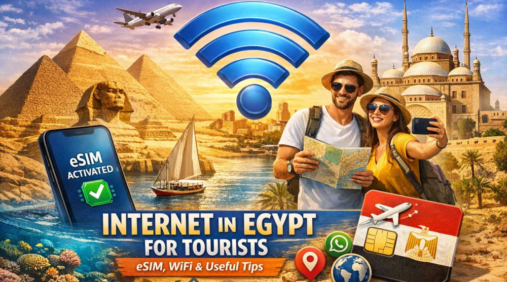Интернет в Египет за туристи – eSIM, WiFi и полезни съвети