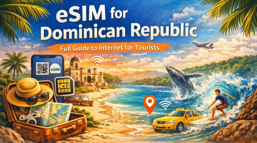Най-добрият интернет за Доминиканска република – eSIM, SIM карта или роуминг?