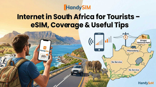 Интернет в Южна Африка за туристи – eSIM, покритие и полезни съвети